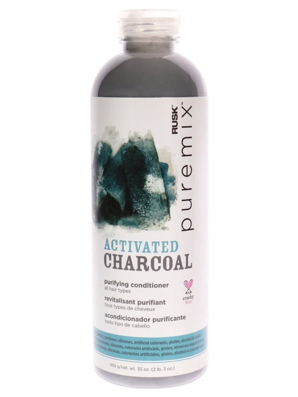 35oz Rusk Puremix Activated Charcoal Purifying Conditioner